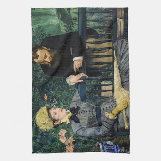 Edouard Manet - in het conservatorium Theedoek (Verticaal)