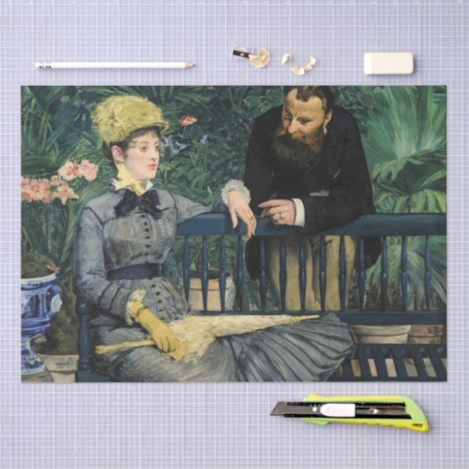 Edouard Manet - in het conservatorium Tissuepapier (Craft)