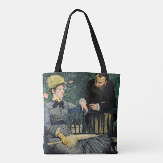 Edouard Manet - in het conservatorium Tote Bag (Achterkant)