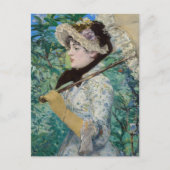 Edouard Manet - Jeanne / Lente Briefkaart (Voorkant)