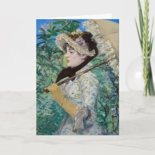 Edouard Manet - Jeanne / Lente Kaart (Voorkant)
