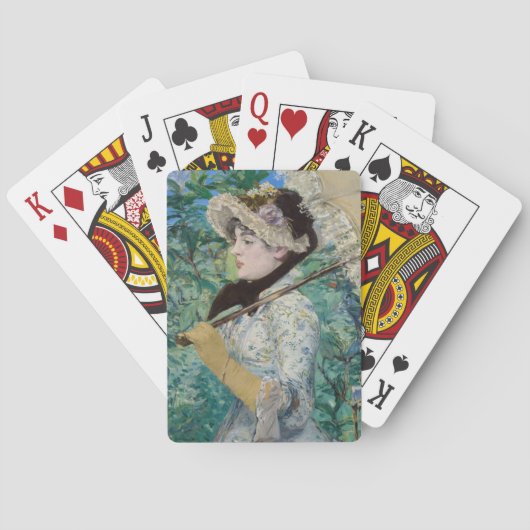 Edouard Manet - Jeanne / Lente Pokerkaarten (Achterkant)