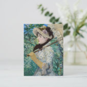 Edouard Manet - Jeanne / Spring Briefkaart (Staand voorkant)