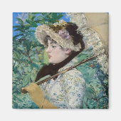 Edouard Manet - Jeanne / Spring Magneet (Voorkant)