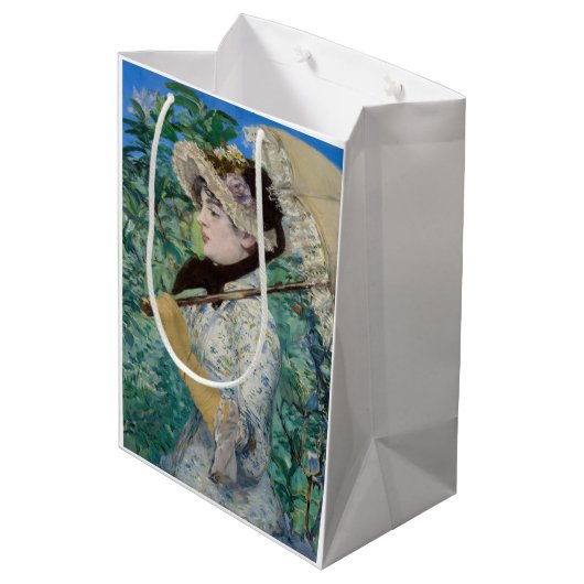 Edouard Manet - Jeanne / Spring Medium Cadeauzakje (Achterkant Gekanteld)