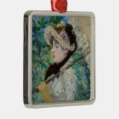 Edouard Manet - Jeanne / Spring Metalen Ornament (Rechts)