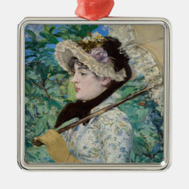 Edouard Manet - Jeanne / Spring Metalen Ornament