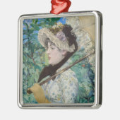 Edouard Manet - Jeanne / Spring Metalen Ornament (Links)
