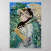 Edouard Manet - Jeanne / Spring Poster (Voorkant)