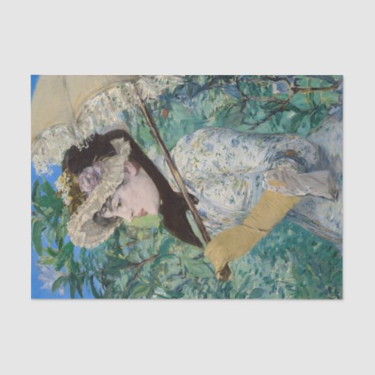 Edouard Manet - Jeanne / Spring Tissuepapier (Voorkant)
