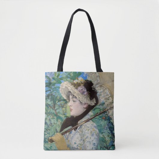 Edouard Manet - Jeanne / Spring Tote Bag (Voorkant)