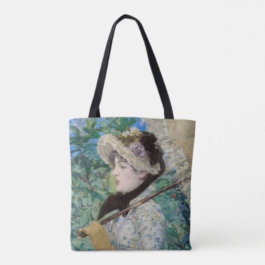 Edouard Manet - Jeanne / Spring Tote Bag (Achterkant)