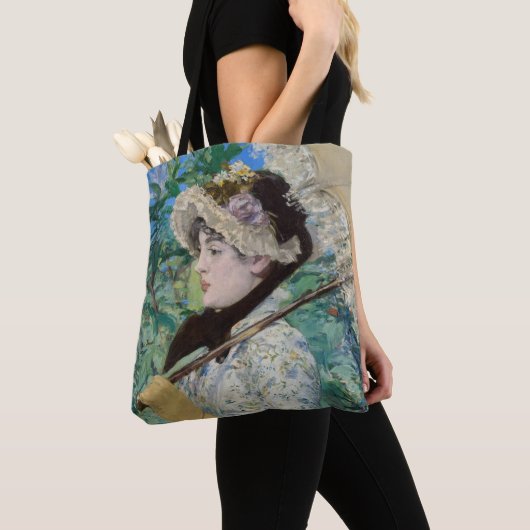 Edouard Manet - Jeanne / Spring Tote Bag (Dichtbij)