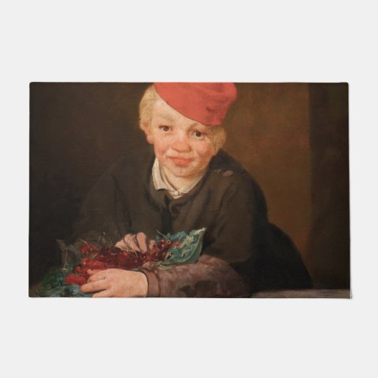 Edouard Manet - Jongen met Kersen Deurmat (Voorkant)
