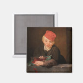 Edouard Manet - Jongen met Kersen Magneet (Voorkant / Achterkant)