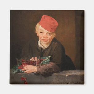 Edouard Manet - Jongen met Kersen Magneet