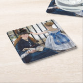 Edouard Manet Kartonnen Onderzetters (Schuin)