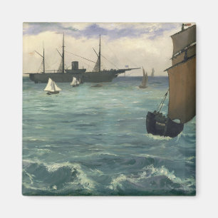 Edouard Manet Kearsarge te Boulogne Magneet