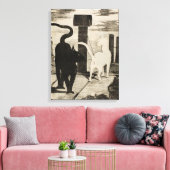 Edouard Manet ~ Le Rendez-vous des Chats Canvas Afdruk (Insitu (Woonkamer))