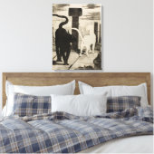 Edouard Manet ~ Le Rendez-vous des Chats Canvas Afdruk (Insitu (Slaapkamer))