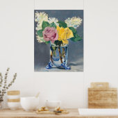 Edouard Manet - Lilacs en Rozen Poster (Keuken)