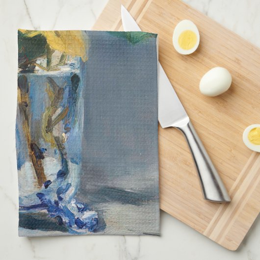 Edouard Manet - Lilacs en Rozen Theedoek (Quarter Fold)