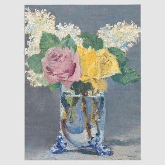 Edouard Manet - Lilacs en Rozen Tissuepapier