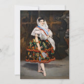 Edouard Manet - Lola de Valence Bedankkaart (Voorkant)