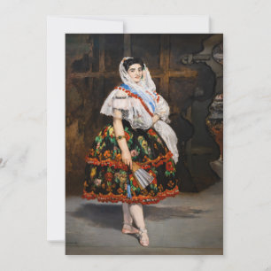 Edouard Manet - Lola de Valence Bedankkaart