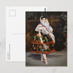 Edouard Manet - Lola de Valence Briefkaart