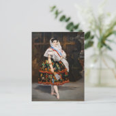 Edouard Manet - Lola de Valence Briefkaart (Staand voorkant)