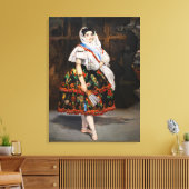 Edouard Manet - Lola de Valence Canvas Afdruk (Insitu (Woonkamer))