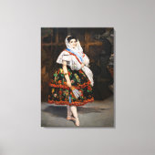 Edouard Manet - Lola de Valence Canvas Afdruk (Voorkant)