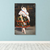 Edouard Manet - Lola de Valence Canvas Afdruk (Insitu (Houten vloer))