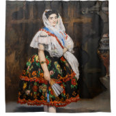 Edouard Manet - Lola de Valence Douchegordijn (Voorkant)