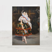 Edouard Manet - Lola de Valence Kaart (Voorkant)