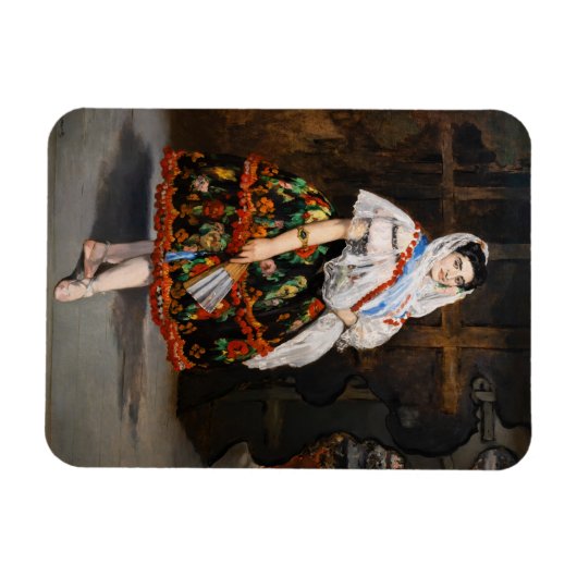 Edouard Manet - Lola de Valence Magneet (Horizontaal)
