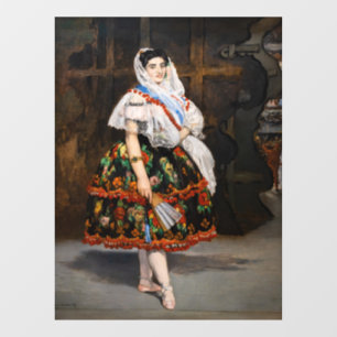 Edouard Manet - Lola de Valence Raamsticker