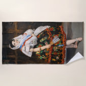 Edouard Manet - Lola de Valence Strandlaken (Voorkant)