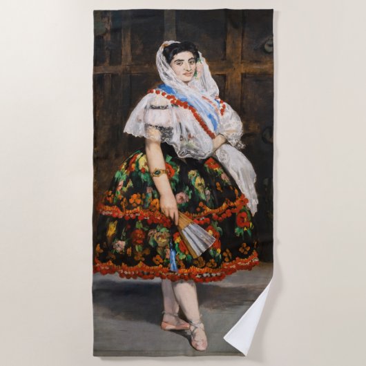 Edouard Manet - Lola de Valence Strandlaken (Voorkant)