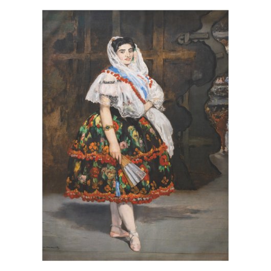 Edouard Manet - Lola de Valence Tafelkleed (Voorkant)