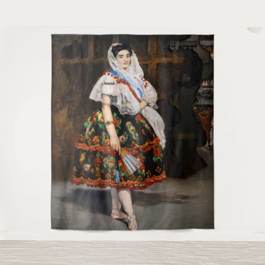 Edouard Manet - Lola de Valence Wandkleed (Voorkant)