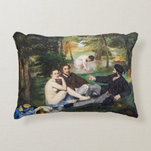 Edouard Manet - Lunch op het Gras Accent Kussen