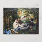 Edouard Manet - Lunch op het Gras Briefkaart (Voorkant)