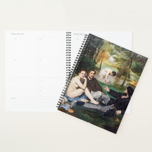 Edouard Manet - Lunch op het Gras Planner (Display)