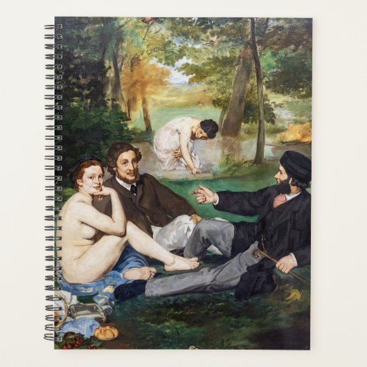 Edouard Manet - Lunch op het Gras Planner (Voorkant)