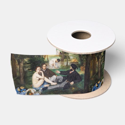 Edouard Manet - Lunch op het Gras Satijnen Lint (Spoel)