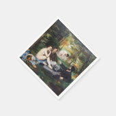 Edouard Manet - Lunch op het Gras Servet (Hoek)
