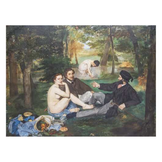 Edouard Manet - Lunch op het Gras Tafelkleed (Voorkant (Horizontaal))