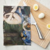 Edouard Manet - Lunch op het Gras Theedoek (Quarter Fold)